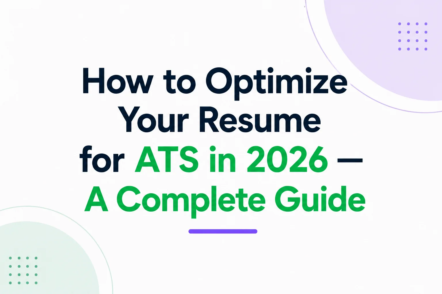 Complete ATS resume optimization guide covering keywords, formatting, and applicant tracking system best practices
